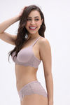 Zivame Padded Non Wired 3/4th Coverage T-Shirt Bra - Cameo Brown — thumbnail 3